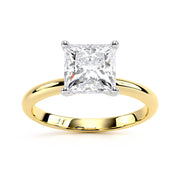 Princess Lab Grown Lab Grown Diamond Solitaire Ring