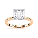 Load image into Gallery viewer, Asscher Lab Grown Lab Grown Diamond Solitaire Ring
