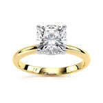 Load image into Gallery viewer, Cushion Lab Grown Lab Grown Diamond Solitaire Ring
