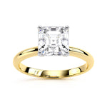 Load image into Gallery viewer, Asscher Lab Grown Lab Grown Diamond Solitaire Ring
