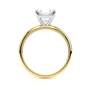 Asscher Lab Grown Lab Grown Diamond Solitaire Ring