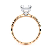 Asscher Lab Grown Lab Grown Diamond Solitaire Ring